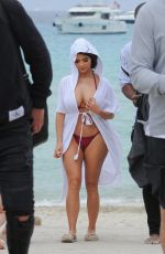 DEMI ROSE MAWBY Leaves a Yacht in Ibiza 05/12/2018