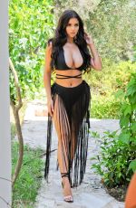 DEMI ROSE MAWBY on the Set of a Photoshoot in Ibiza 05/11/2018