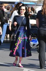 DITA VON TEESE and Adam Rajcevich Shopping at Flea Market in Los Angeles 05/24/2018