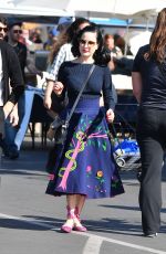 DITA VON TEESE and Adam Rajcevich Shopping at Flea Market in Los Angeles 05/24/2018