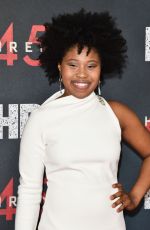 DOMINIQUE FISHBACK at Fahrenheit 451 Premiere in New York 05/08/2018