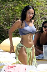 DRAYA MICHELE in Swimsuit at a Beach in Miami 05/15/2018