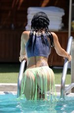 DRAYA MICHELE in Swimsuit at a Beach in Miami 05/15/2018