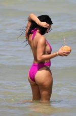 DRAYA MICHELE in Swimsuit at a Beach in Miami 05/15/2018