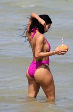 DRAYA MICHELE in Swimsuit at a Beach in Miami 05/15/2018