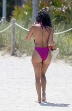 DRAYA MICHELE in Swimsuit at a Beach in Miami 05/15/2018