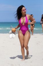 DRAYA MICHELE in Swimsuit at a Beach in Miami 05/15/2018