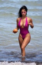 DRAYA MICHELE in Swimsuit at a Beach in Miami 05/15/2018