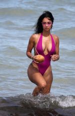 DRAYA MICHELE in Swimsuit at a Beach in Miami 05/15/2018
