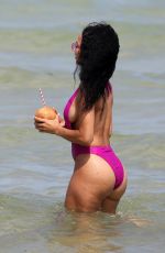 DRAYA MICHELE in Swimsuit at a Beach in Miami 05/15/2018