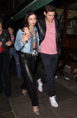 DUA LIPA and Isaac Carew Out in London 05/30/2018