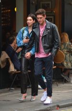 DUA LIPA and Isaac Carew Out in London 05/30/2018
