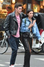 DUA LIPA and Isaac Carew Out in London 05/30/2018
