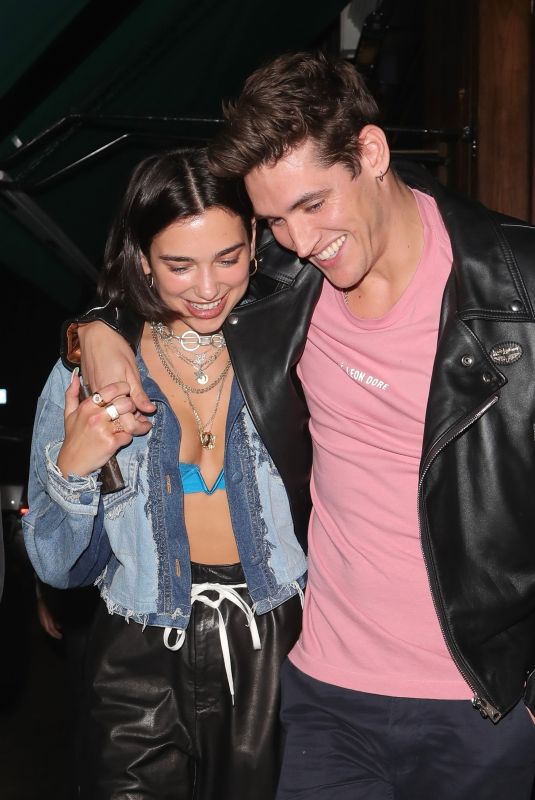DUA LIPA and Isaac Carew Out in London 05/30/2018