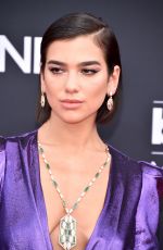 DUA LIPA at Billboard Music Awards in Las Vegas 05/20/2018