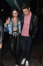 DUA LIPA at Soho House in London 05/30/2018