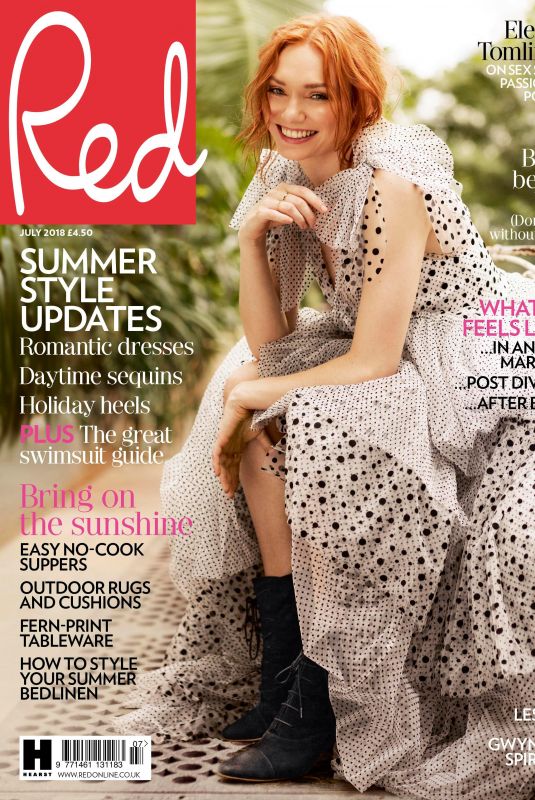 ELEANIR TOMLINSON in Red Magazine, July 2018
