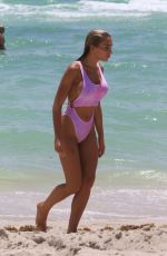 ELISA DE PANICIS in Swimsuit on the Bach in Miami 05/27/2018