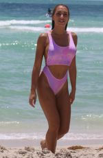 ELISA DE PANICIS in Swimsuit on the Bach in Miami 05/27/2018