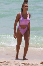 ELISA DE PANICIS in Swimsuit on the Bach in Miami 05/27/2018