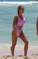 ELISA DE PANICIS in Swimsuit on the Bach in Miami 05/27/2018
