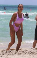 ELISA DE PANICIS in Swimsuit on the Bach in Miami 05/27/2018