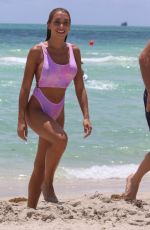 ELISA DE PANICIS in Swimsuit on the Bach in Miami 05/27/2018