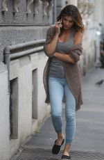ELISABETTA CANALIS on the Set of a Photoshoot in Milan 05/15/2018
