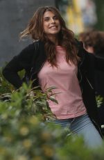 ELISABETTA CANALIS on the Set of a Photoshoot in Milan 05/15/2018