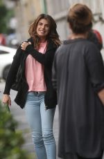 ELISABETTA CANALIS on the Set of a Photoshoot in Milan 05/15/2018