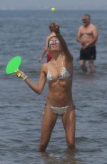 ELISABETTA GREGORACI in Bikini at Beach in Marina di Pietrasanta 05/27/2018