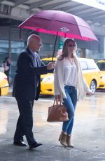 ELIZABETH HURLEY at JFK Airport in New York 05/16/2018