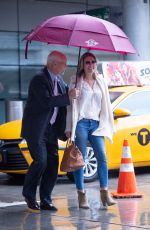 ELIZABETH HURLEY at JFK Airport in New York 05/16/2018
