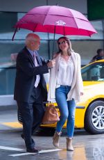 ELIZABETH HURLEY at JFK Airport in New York 05/16/2018