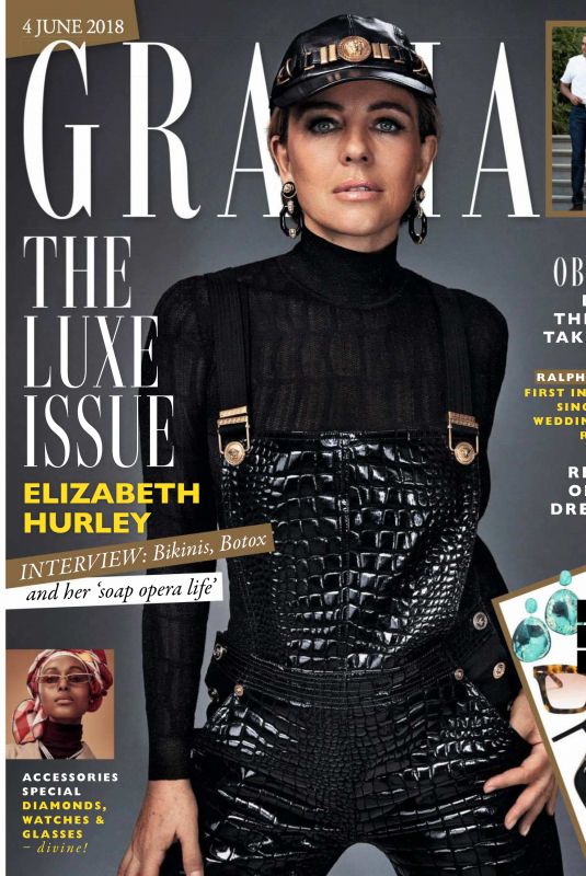 ELIZABETH HURLEY in Grazia Magazine, June 2018