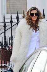 ELIZABETH  HURLEY on teh Set of a Photoshoot in London 05/09/2018