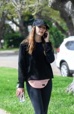 ELIZABETH OLSEN Out and About in Los Angeles 04/30/2018