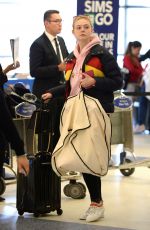 ELLE FANNING at JFK Airport in New York 05/03/2018