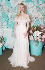 ELLE FANNING at Tiffany Paper Flowers Event in New York 05/03/2018