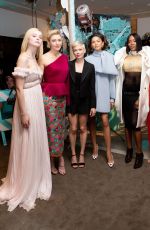 ELLE FANNING at Tiffany Paper Flowers Event in New York 05/03/2018
