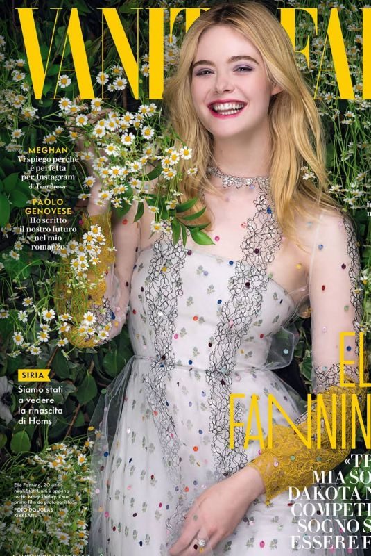 ELLE FANNING for Vanity Fair Magazine, Italy June 2018