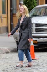 ELLE FANNING on the Set of a Photoshoot in New York 05/04/2018