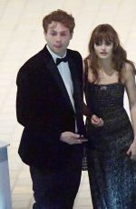 ELLE PURNELL and James Coates Leaves Bafta Awards in London 05/13/2018