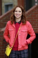 ELLIE KEMPER on the Set of Unbreakable Kimmy Schmidt in New York 05/20/2018
