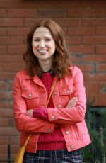 ELLIE KEMPER on the Set of Unbreakable Kimmy Schmidt in New York 05/20/2018