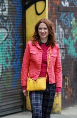 ELLIE KEMPER on the Set of Unbreakable Kimmy Schmidt in New York 05/20/2018