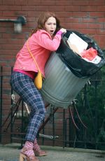 ELLIE KEMPER on the Set of Unbreakable Kimmy Schmidt in New York 05/20/2018