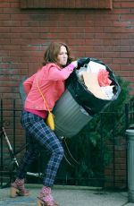 ELLIE KEMPER on the Set of Unbreakable Kimmy Schmidt in New York 05/20/2018