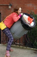 ELLIE KEMPER on the Set of Unbreakable Kimmy Schmidt in New York 05/20/2018