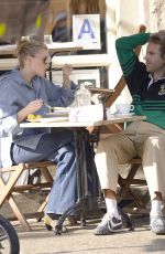 ELSA HOSK and Tom Daly at Terra Restaurant in New York 05/01/2018